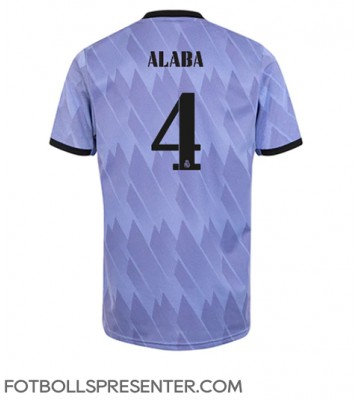 Real Madrid David Alaba #4 Borta Matchtröja 2022-23 Kortärmad